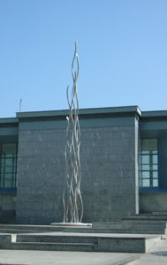 Escultura Acero Inox. para el 11-M