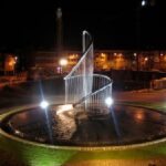 Stainless steel tube sculpture