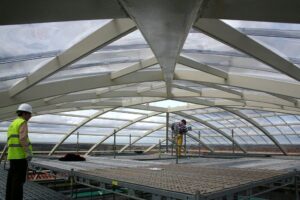 Cúpula Palacio Ducal de Medinaceli en tubo rectangular