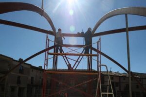 Cúpula Palacio Ducal de Medinaceli en tubo rectangular